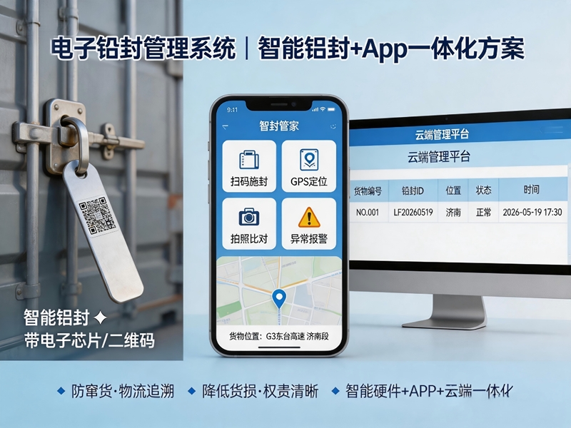 电子铅封云平台管理界面
